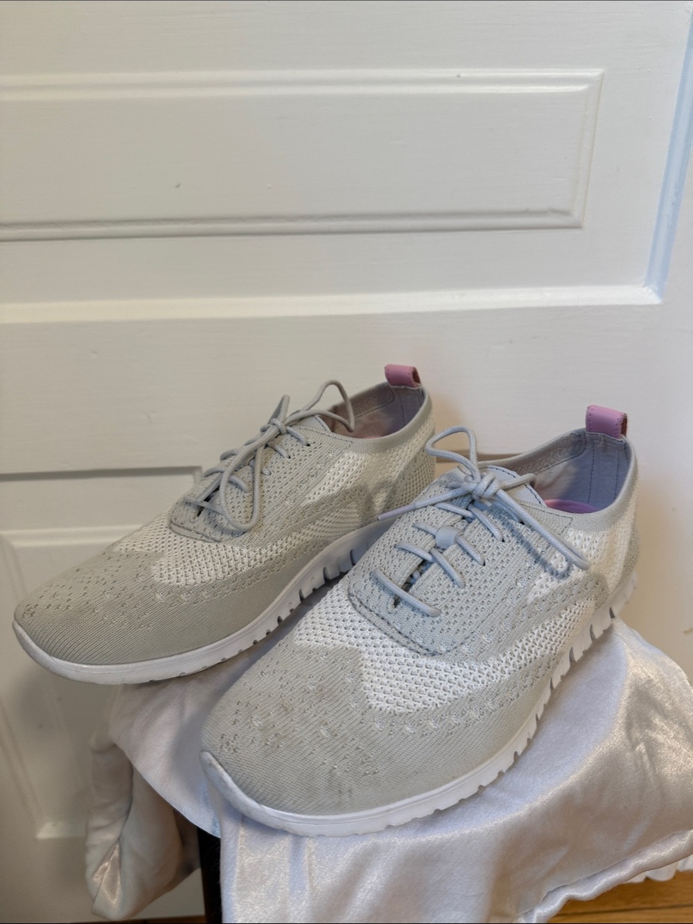 Cole Haan Zero Grande- Light Grey Knit Women's Sneakers - Casual Comfort